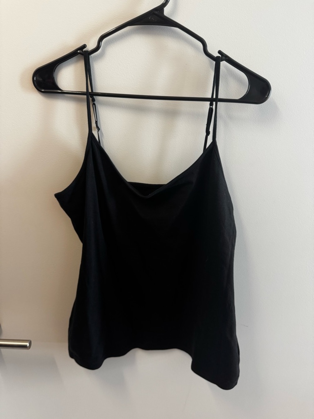 GAP Black Spaghetti Strap Cowl Neck Camisole